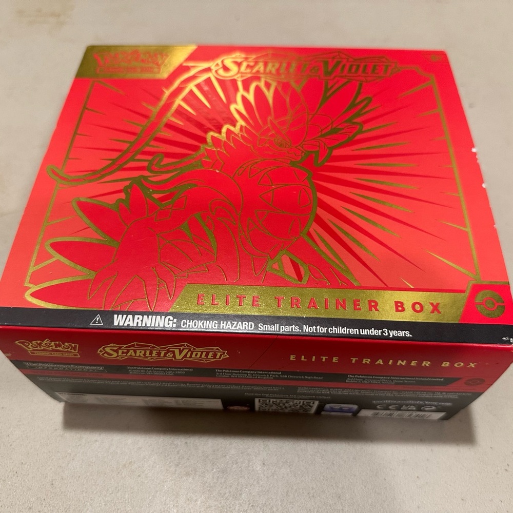 Pokemon TCG: Scarlet & Violet
Elite Trainer Box
Pre-owned